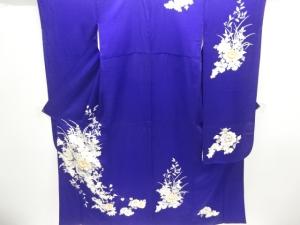 花車模様刺繍振袖